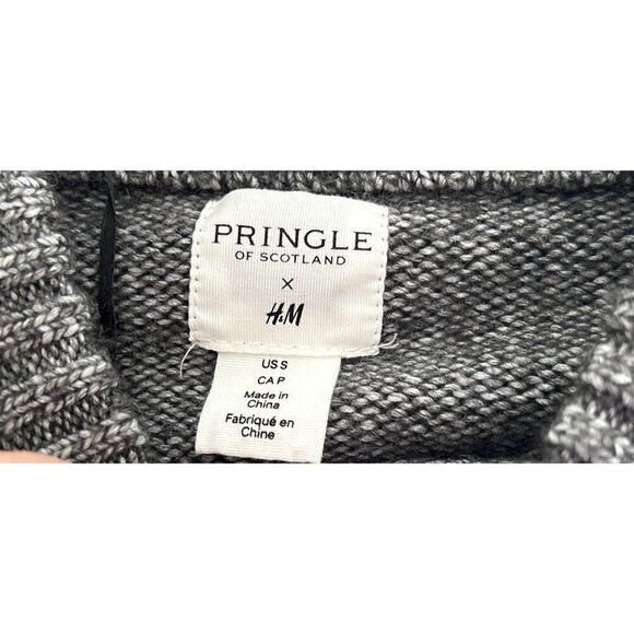 Pringle of Scotland/ H&M Argyle Knit Turtleneck Sweater Dress Wool Blend - Picture 7 of 11